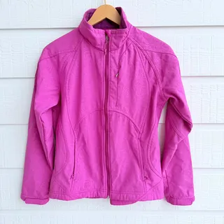 Photo of Double Diamond Floral Ski Jacket Women S Raspberry Pink Faux Fur Lined