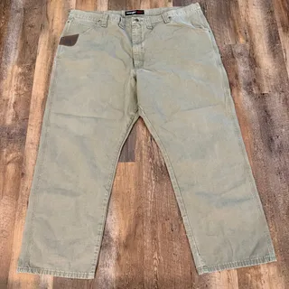 Photo of Wrangler Riggs Workwear Ranger Utility Pants 46x30 Khaki Brown Canvas Work Pants