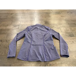 Photo of Mountain Hardwear Womens Purple Stretch 1/4 Zip Fleece Long Sleeve Size L OL5048