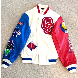 Photo of Opening Ceremony White France Global Varsity Jacket NWT