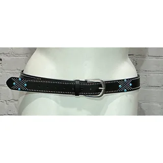 Photo of Torrid Women's Black Studded Western Belt (Size 1)  