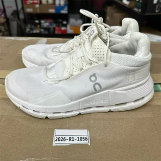Photo of On Cloudnova 2 White Sneakers | Women's 7.5 | Pre-Owned - Good