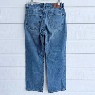 Photo of Eddie Bauer Original Straight Leg Jeans Mens 32x32 100% Cotton Classic Denim