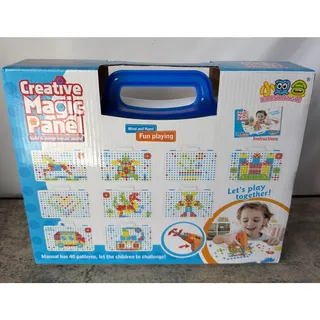 Photo of Creative Magic Panel, STEM Toy, Build and Design w/ Toy Drill, Ages 3+