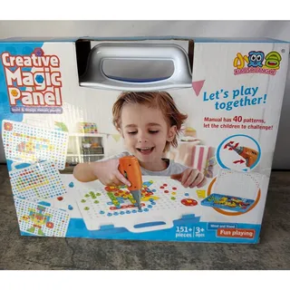 Photo of Creative Magic Panel, STEM Toy, Build and Design w/ Toy Drill, Ages 3+