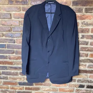 Photo of BOSS Hugo Boss Navy Blue Einstein Beta 3-Button Sports Coat Men's Size 44L