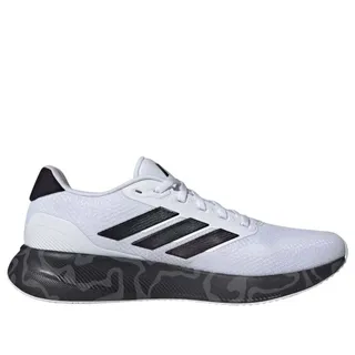 Photo of Men's Adidas Run Falcon 5 Running Shoes White Black Grey Size 9